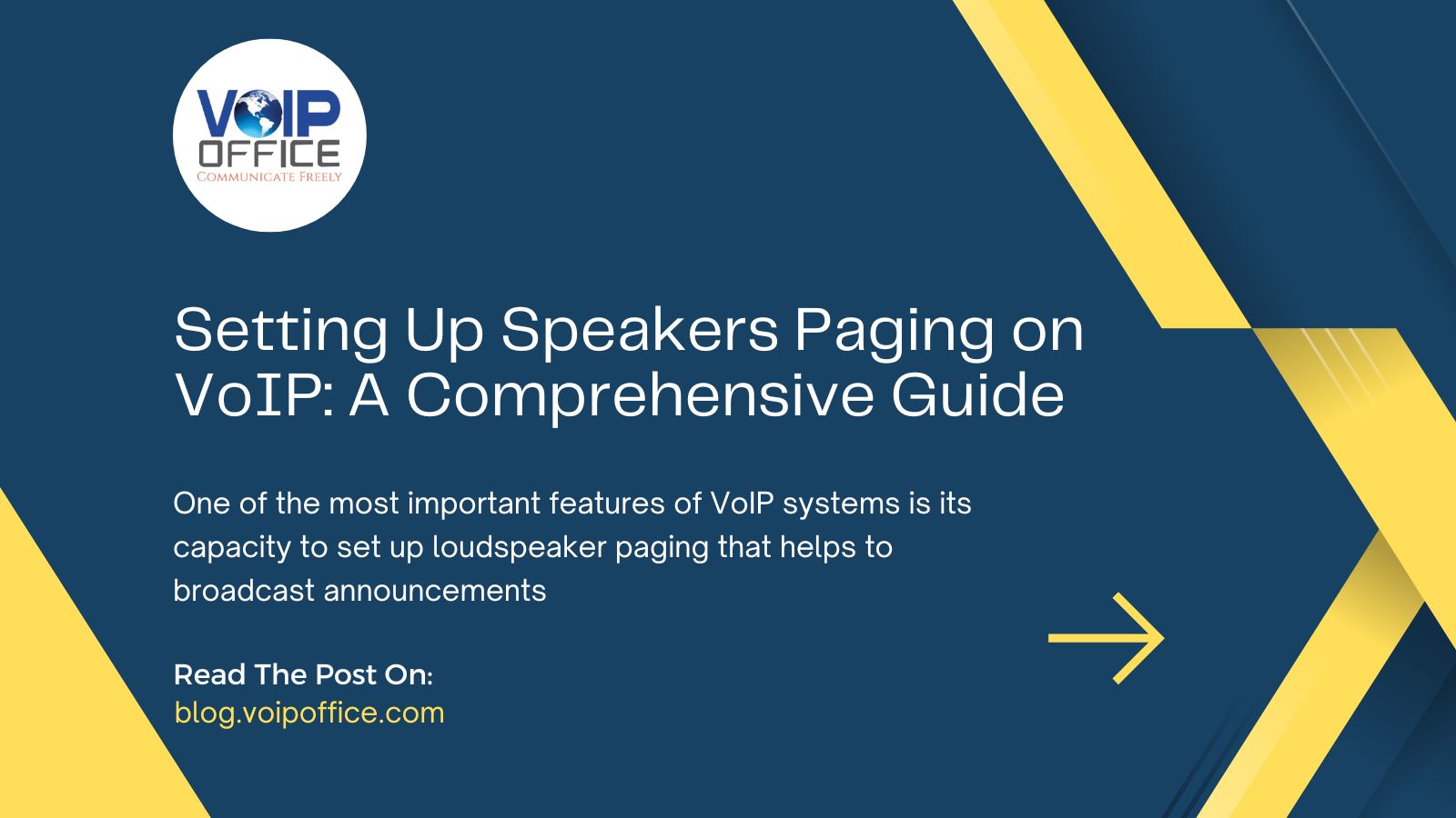 Read more about the article Setting Up Speakers Paging on a VoIP: A Comprehensive Guide
