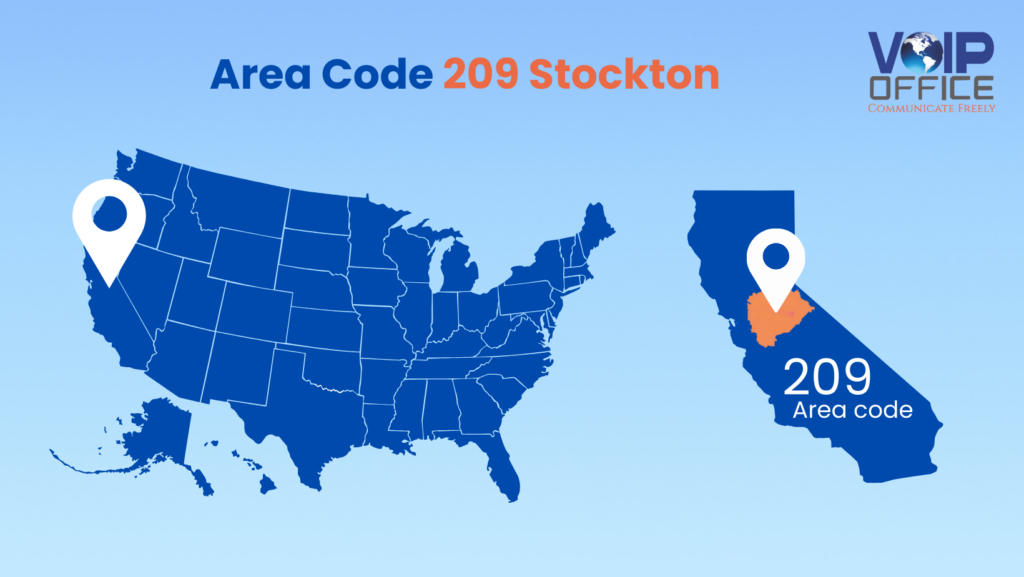 Area Code 209 Stockton, California