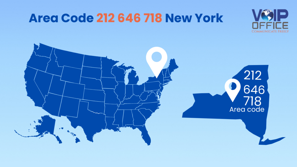 Area code 212 646 and 718