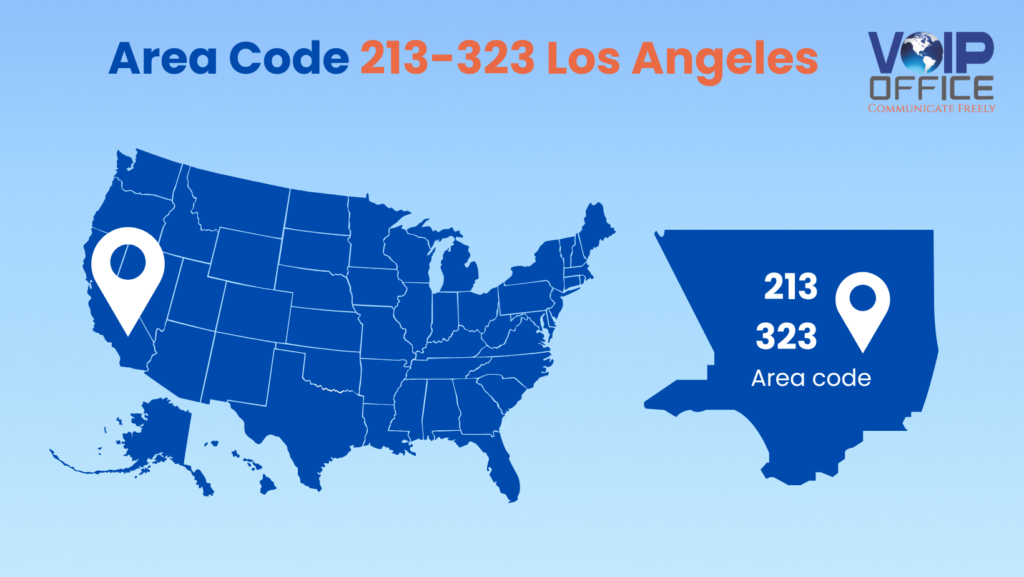 Code 213 and 323 Los Angeles In California