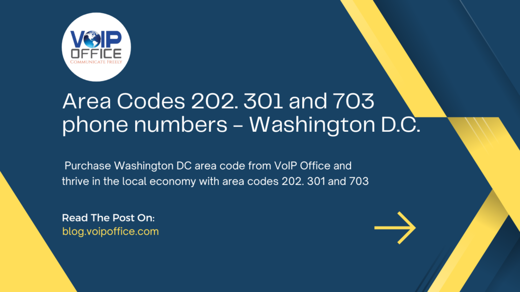 Area Codes 202. 301 and 703