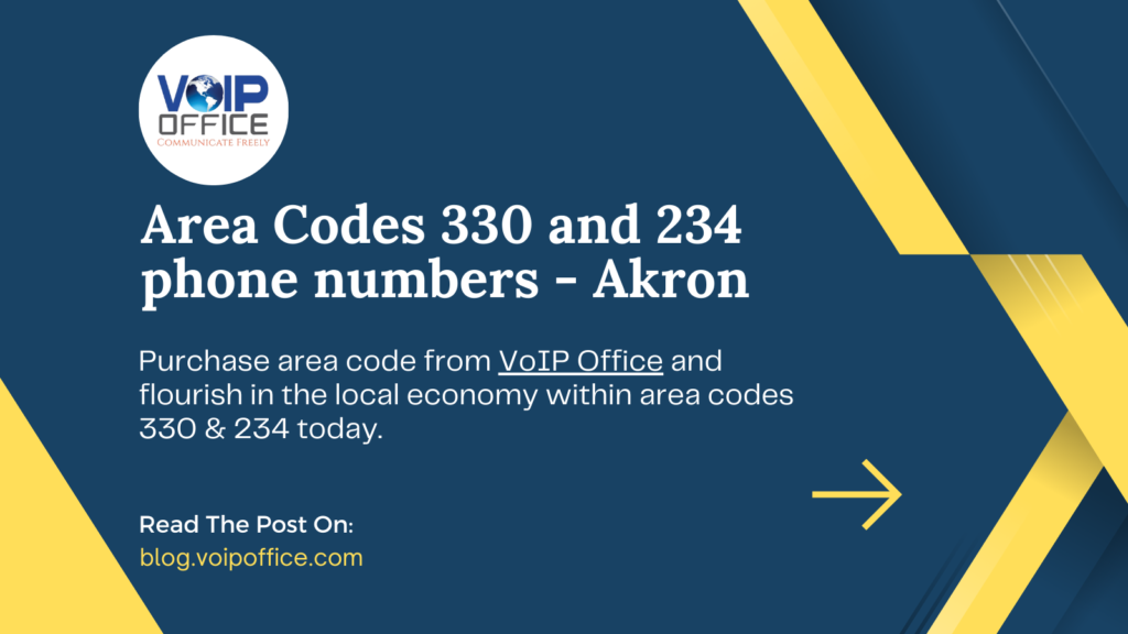 Area Codes 330 and 234